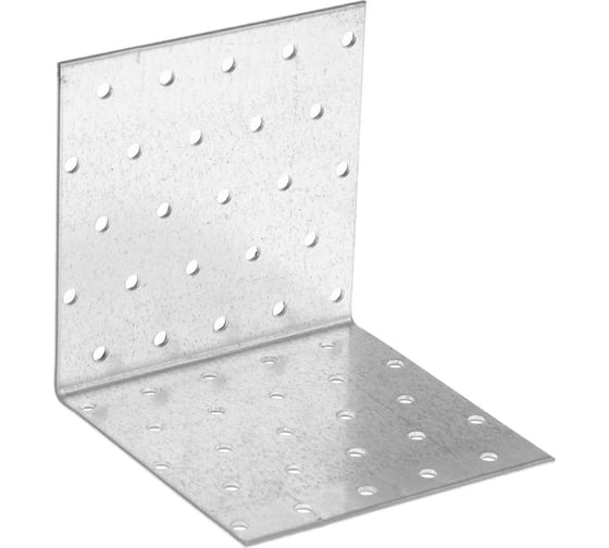 Крепежный равносторонний уголок ТУНДРА 100x100x100x2 мм, 4 шт. 9634658