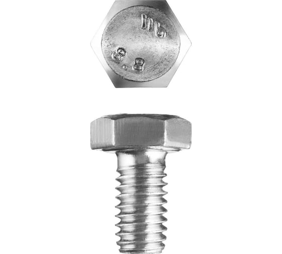 Болт ЗУБР ГОСТ 7798-70 M20 x 50 мм 5 кг кл. пр. 5.8 оцинк.  303080-20-050