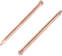 Финишные гвозди ТУНДРА krep 1.4x25 мм, омедненные, 50 шт. 7156495
