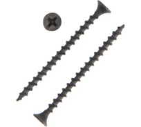 Саморез ТУНДРА 3.5x55 мм, потайной, крупная резьба, шлиц PH2, фосфатированный, 2900 шт., 6.81 кг 7881267