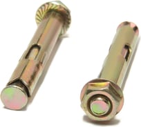 Анкерный болт ТУНДРА с гайкой, цинк, 10x75 мм, 100 шт. 9893714