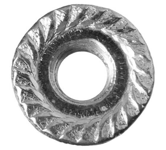 Гайка ЗУБР DIN 6923 с фланцем M14 5 кг кл. пр. 8 оцинк.  303630-14