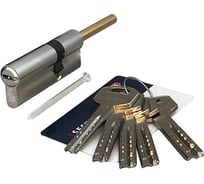 Цилиндровый механизм ABUS D12R491-27 ключ/шток 50-30 (80 мм) NI (5 key) 00032190