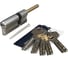 Цилиндровый механизм ABUS D12R491-27 ключ/шток 65-30 (95 мм) NI (5 key) 00032874 1