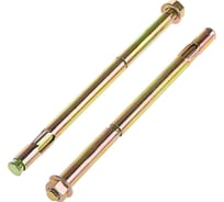 Анкерный болт с гайкой ТУНДРА оцинкованный, 12x200 мм, 40 шт. 3726830