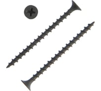 Саморезы гипсокартон-дерево ТУНДРА krep 3.5x55 мм, фосфатированные, 200 шт. 7156207