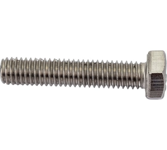 Болт Мир Крепежа ISO 4017/DIN 933, М6x30, А2, 10 шт. ЦБ-00093136 1