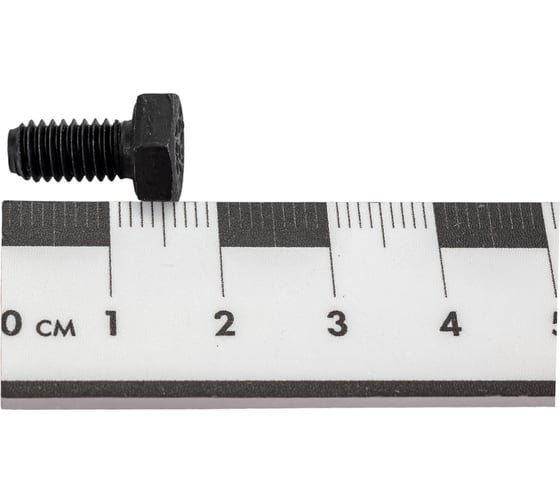 Болт Мир Крепежа ISO 4017/DIN 933, М6x12, 10.9, б/п, 10 шт. ЦБ-00093161