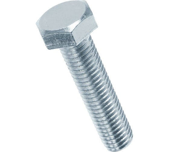 Болт Мир Крепежа ГОСТ 7798/DIN 933, М16x100, 5.8, цинк, п/р, 1 кг ЦБ-00092526 1