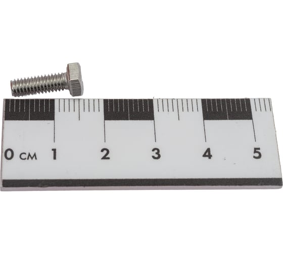 Болт Мир Крепежа ISO 4017/DIN 933, М4x12, А2, 5 шт. ЦБ-00092797
