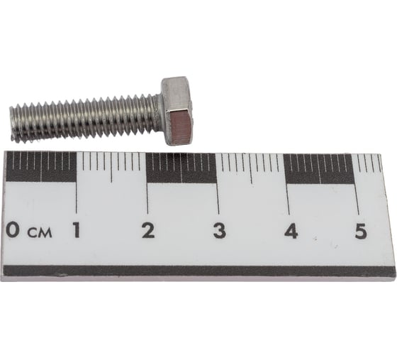 Болт Мир Крепежа ISO 4017/DIN 933, М6x22, А2, 5 шт. ЦБ-00092814