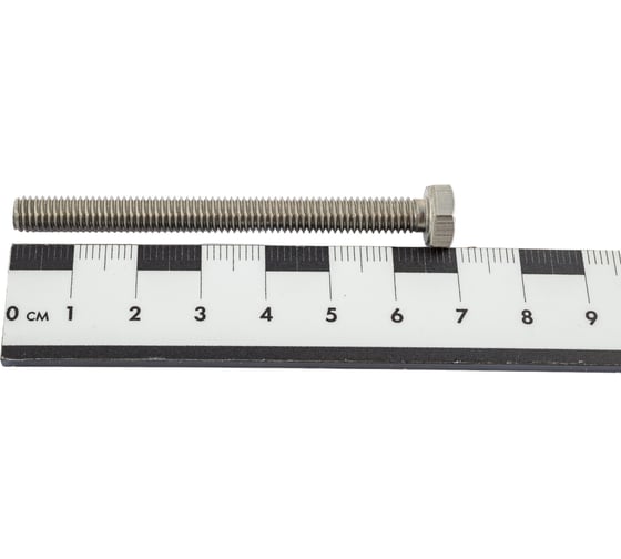 Болт Мир Крепежа ISO 4017/DIN 933, М6x65, А2, 5 шт. ЦБ-00092818