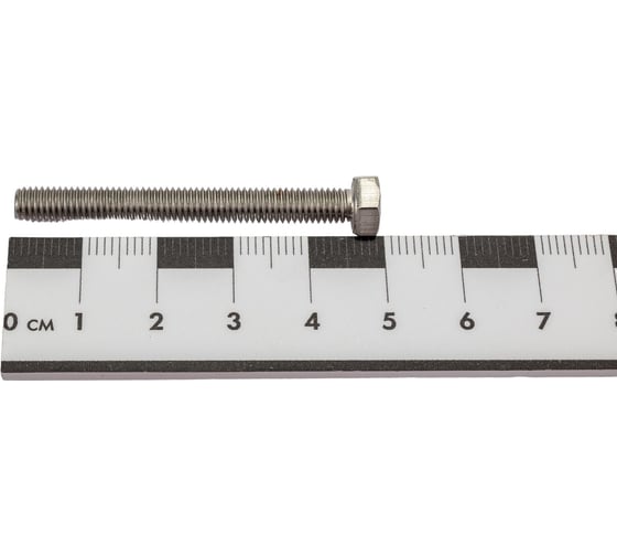 Болт Мир Крепежа ISO 4017/DIN 933, М5x45, А2, 5 шт. ЦБ-00092807