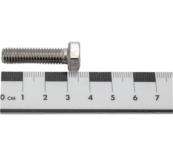 Болт Мир Крепежа ISO 4017/DIN 933, М8x30, А2, 5 шт. ЦБ-00092510