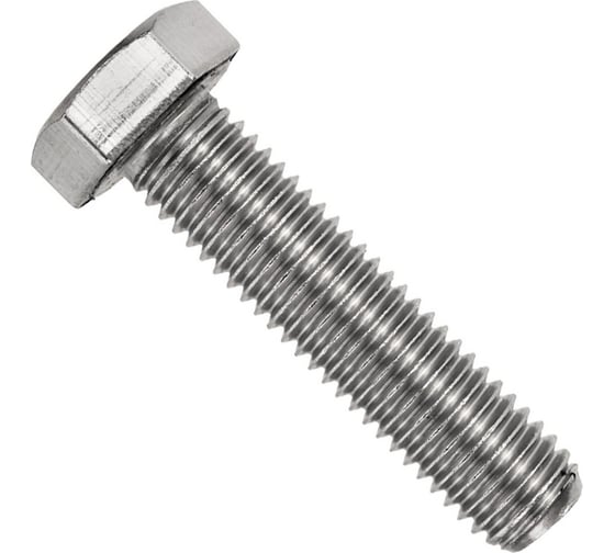Болт Мир Крепежа ISO 4017/DIN 933, М6x70, А2, 10 шт. ЦБ-00093138