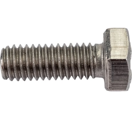 Болт Мир Крепежа ISO 4017/DIN 933, М6x16, А2, 10 шт. ЦБ-00093134