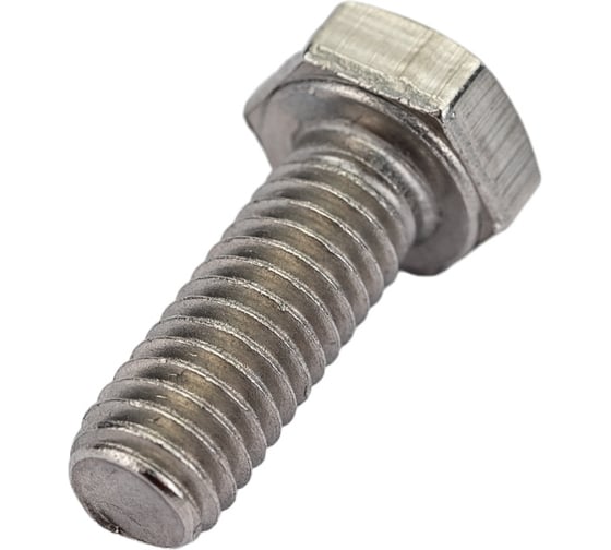 Болт Мир Крепежа ISO 4017/DIN 933, М6x16, А2, 10 шт. ЦБ-00093134