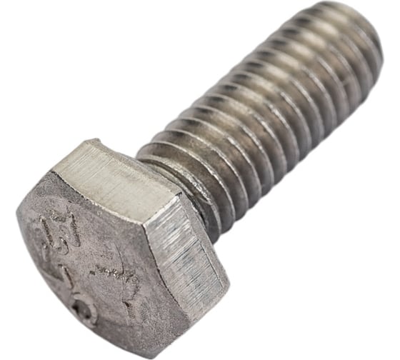 Болт Мир Крепежа ISO 4017/DIN 933, М6x16, А2, 10 шт. ЦБ-00093134
