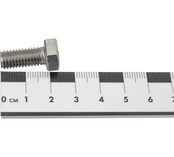 Болт Мир Крепежа ISO 4017/DIN 933, М8x18, А2, 5 шт. ЦБ-00092823