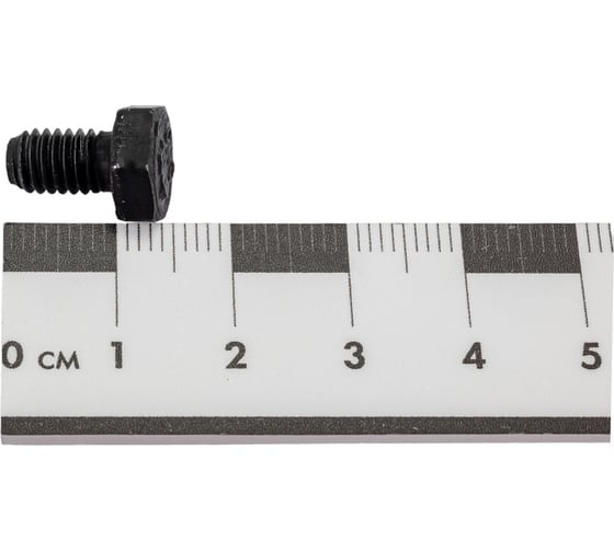 Болт Мир Крепежа ISO 4017/DIN 933, М6x10, 10.9, б/п, 10 шт. ЦБ-00093160