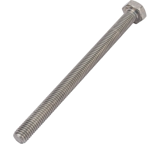 Болт Мир Крепежа ISO 4017/DIN 933, М10x130, А2, 5 шт. ЦБ-00092757 1
