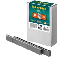 Скобы для степлера KRAFTOOL тип 18GA (55/90/C) 15 мм, 5000 шт, 31789-15