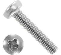 Винт Мир крепежа DIN 7985 М4x35, А2, 10 шт. ЦБ-00093028