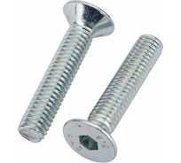 Винт Мир крепежа DIN 7991, М6x30, 8.8, цинк, 10 шт. ЦБ-00092865