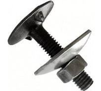 Болт ЦКИ DIN 15237 М10x50, с гайкой и шайбой, норийный, 3.6, Б/П, 5 шт. 49520