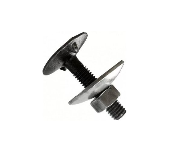 Болт ЦКИ DIN 15237 М8x25, с гайкой и шайбой, норийный, 3.6, Б/П, 10 шт. 51005 1