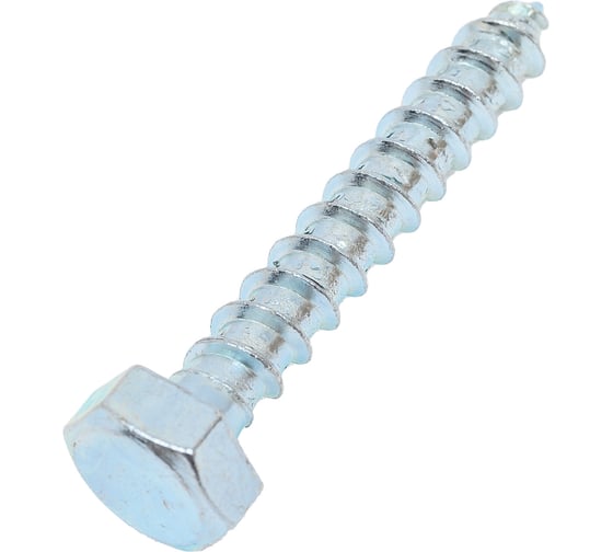 Шуруп Саморезик 8х50 шестигр, оцинк. DIN 571 100шт DIN571-8/50-100