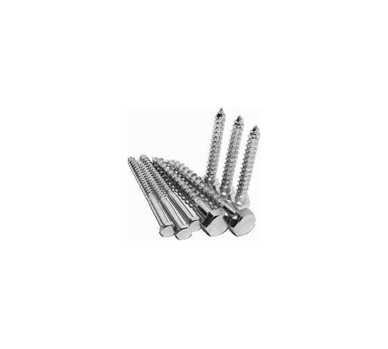 Шуруп Саморезик 8х60 шестигр, оцинк. DIN 571 80шт DIN571-8/60-80