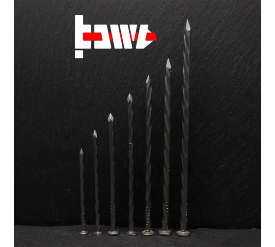 Винтовые оцинкованные гвозди BOWT 2,5x50, 500 шт. C03706