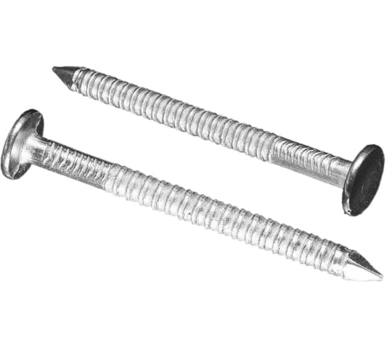 Ершеные гвозди с плоской головкой BOWT цинк, 4,2x90, 50 шт. C03835 1