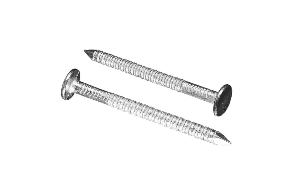 Ершеные гвозди с плоской головкой BOWT цинк, 4,2x100, 200 шт. C03841 ...