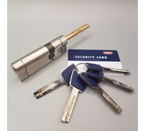 Цилиндровый механизм ABUS P12R491-27 ключ/шток 30-30 (60 мм) NI (5 key) 00033115