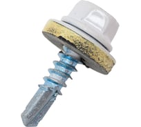 Кровельный саморез Саморезик 4,8х19 RAL9003 сигнальный белый 250шт SKRAL9003-4,8х19-250