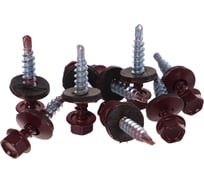 Кровельный саморез Саморезик 4,8х29 RAL3005 красное вино 250шт SKRAL3005-4,8х29-250