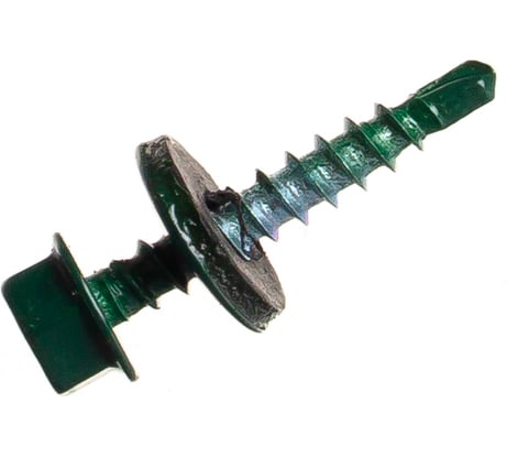 Кровельный саморез Саморезик 4,8х29 RAL6005 зеленый мох 250шт SKRAL6005-4,8х29-250