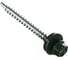Кровельный саморез Саморезик 4,8х38(35) RAL6005 зеленый мох 250шт SKRAL6005-4,8х38-250 SKRAL6005-4,8х35-250 1