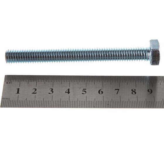 Болт с шестигранной головкой Саморезик М10х90 оцинк. DIN 933 25 шт DIN933/5.8-10х90-25