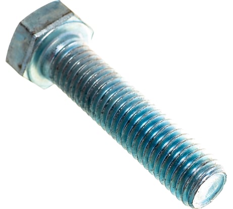 Болт с шестигранной головкой Саморезик М12х50 оцинк. DIN 933 30 шт DIN933/5.8-12х50-30