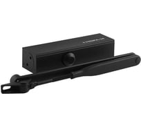 Дверной доводчик НОРА-М 820 (от 40 до 120 кг) быстроразъемный рычаг - Черный 19274