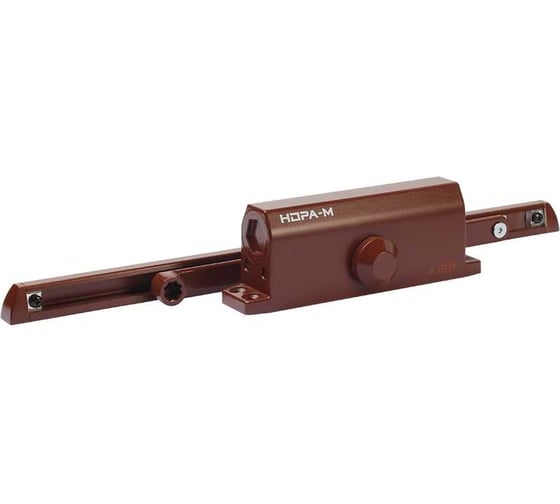 Дверной доводчик НОРА-М Isparus 450 Slider (от 110 до 150 кг) скользящая тяга - Коричневый 19306