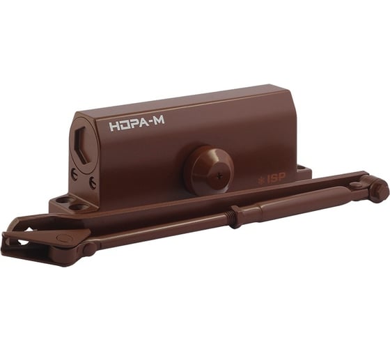 Дверной доводчик НОРА-М Isparus 450 (от 120 до 170кг) морозостойкий - Коричневый 19300