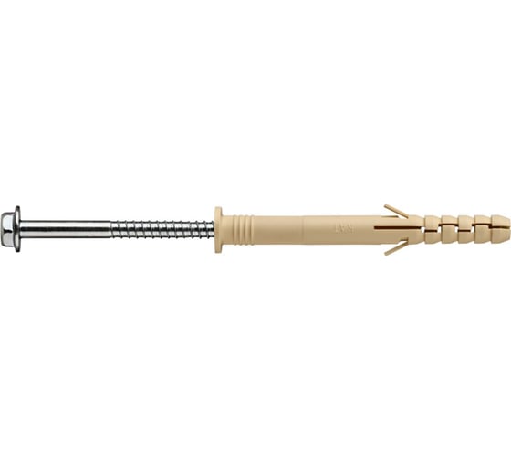 Фасадный дюбель с шурупом ЕВРОПАРТНЕР KAT 10х80 HEX SW13 T40 ZN, 500 шт. 75831500