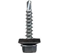 Кровельные саморезы BOWT ral 8017, 4.8x28 мм, 100 шт. R02781