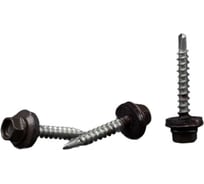 Кровельные саморезы BOWT ral 8017, 4.8x32 мм, 200 шт. R02787