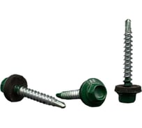 Кровельные саморезы BOWT ral 6005, 4.8x38 мм, 200 шт. R02763