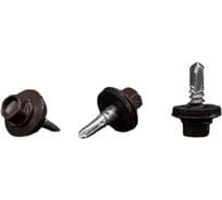 Кровельные саморезы BOWT ral 8017, 5.5x19 мм, 50 шт. R02770